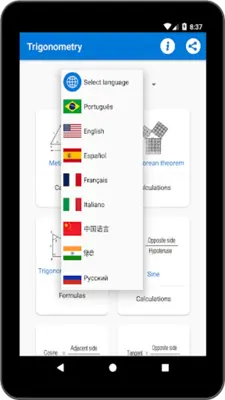 Trigonometry android App screenshot 2