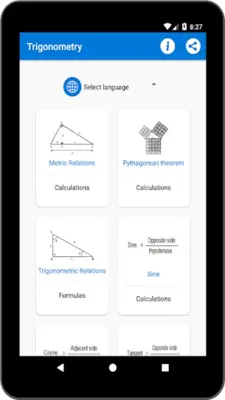 Trigonometry android App screenshot 3