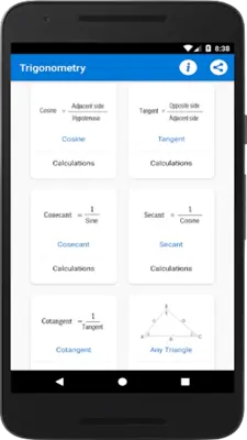 Trigonometry android App screenshot 5